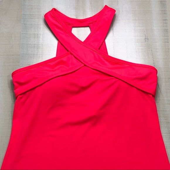 FABTETIC Pink Chicago Cross Halter Dress Size S - Picture 8 of 8